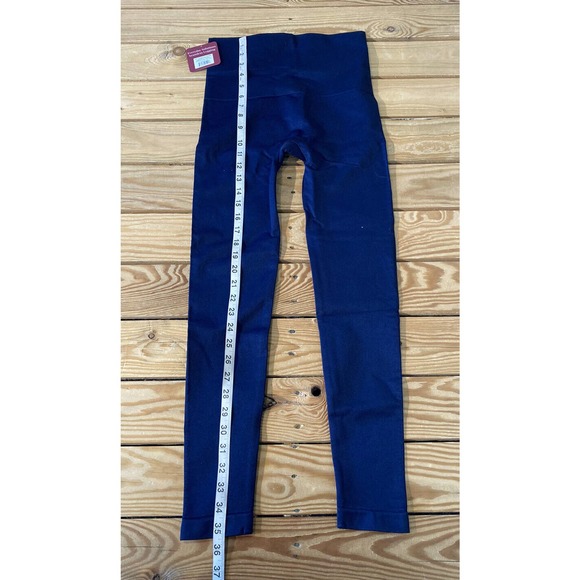 NEW Anti X Everyday Solutions Seamless Leggings Size Small Women’s Navy - Picture 5 of 9